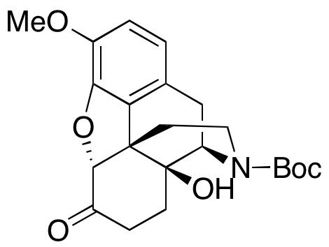 (5Alpha)-4,5-Epoxy-14-hydroxy-3-methoxy-6-oxomorphinan-17-carboxylic Acid 1,1-Dimethylethyl Ester - image 1
