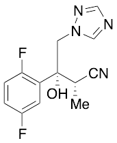 (AlphaS,BetaR)-Beta-(2,5-Difluorophenyl)-Beta-hydroxy-Alpha-methyl-1H-1,2,4-triazole-1-butanenitrile - image 1