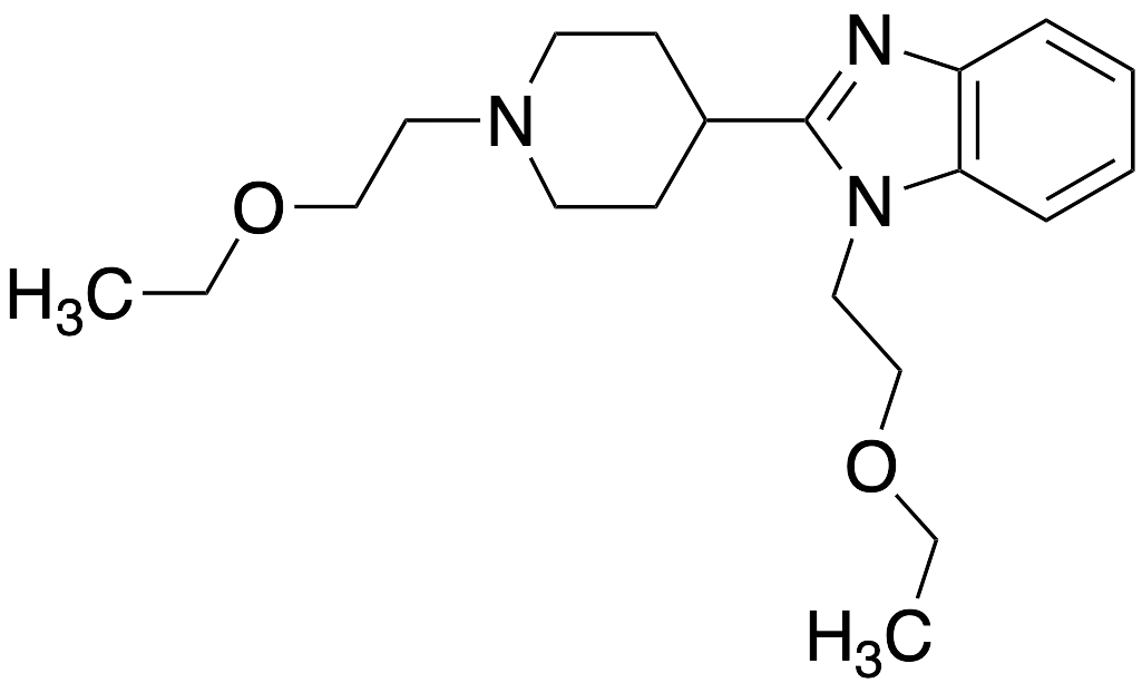 1-(2-Ethoxyethyl)-2-(1-(2-ethoxylethyl)piperidin-4-yl)-1H-benzo[d]imidazole - image 1