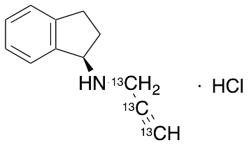Rasagiline-13C3 Hydrochloride - image 1