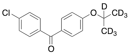 (4-Chlorophenyl)[4-(1-methylethoxy)phenyl]methanone-D7(Fenofibrate Impurity) - image 1