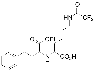 N2-(S)-1-Ethoxycarbonyl-3-phenylpropyl-N8-trifluoroacetyl-L-lysine - image 1