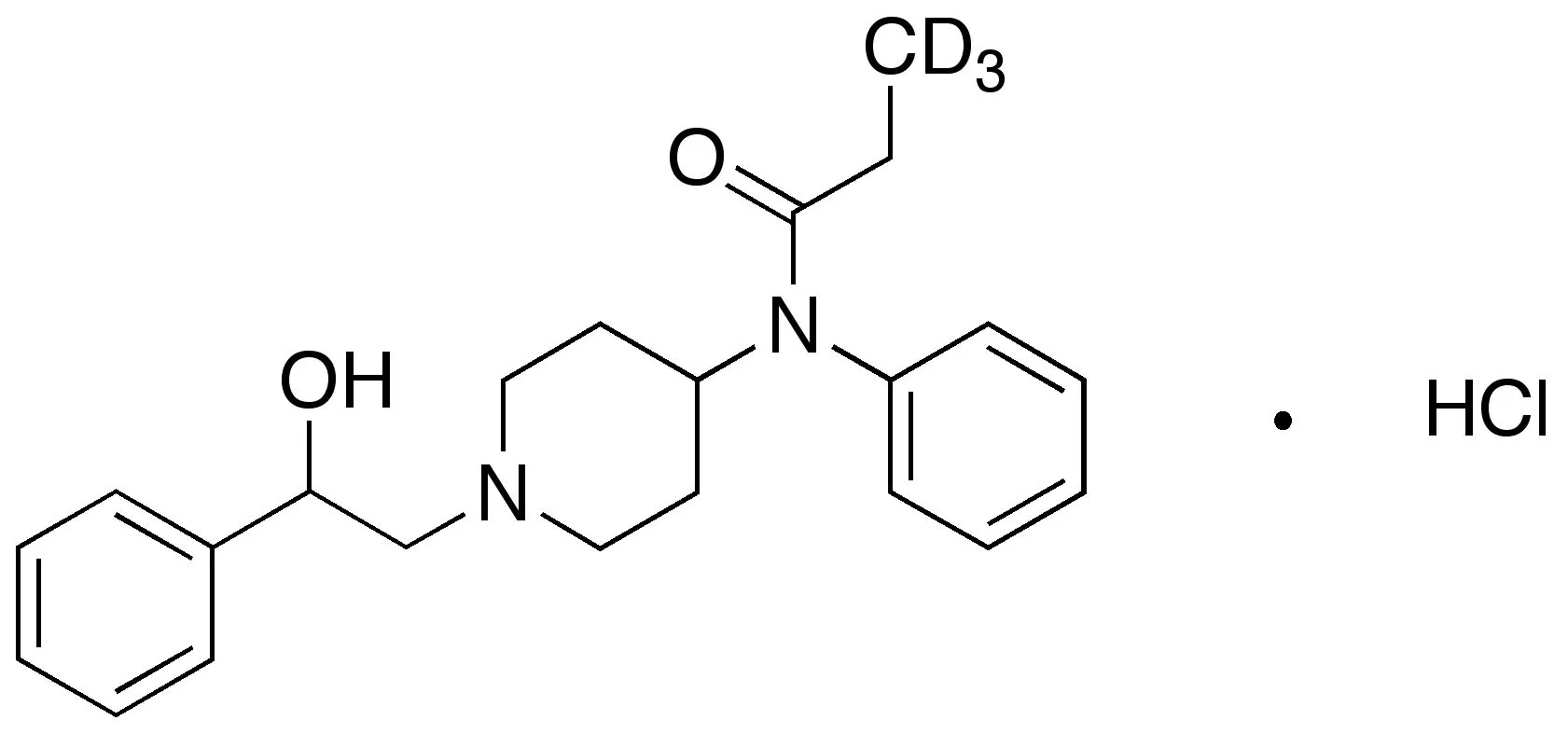Beta-Hydroxyfentanyl-d3 Hydrochloride - image 1