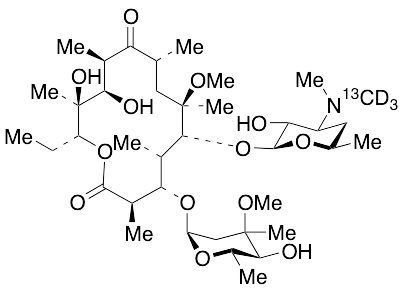 Clarithromycin-N-methyl-13C, d3 - image 1