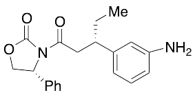 [R-(R*,S*)]-3-[3-(3-Aminophenyl)-1-oxopentyl]-4-phenyl-2-oxazolidinone - image 1