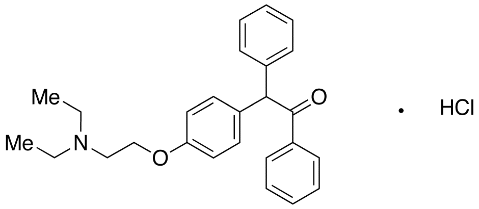 Deschloro-1,2-dihydro-2-oxo Clomiphene Hydrochloride Salt - image 1
