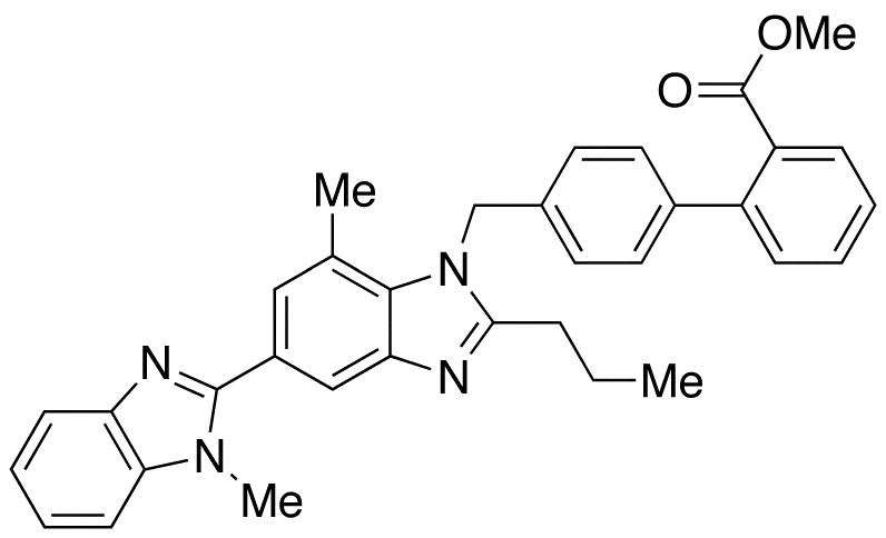 4'-[(1,7'-Dimethyl-2'-propyl[2,5'-bi-1H-benzimidazol]-1'-yl)methyl][1,1'-biphenyl]-2-carboxylic Acid Methyl Ester - image 1