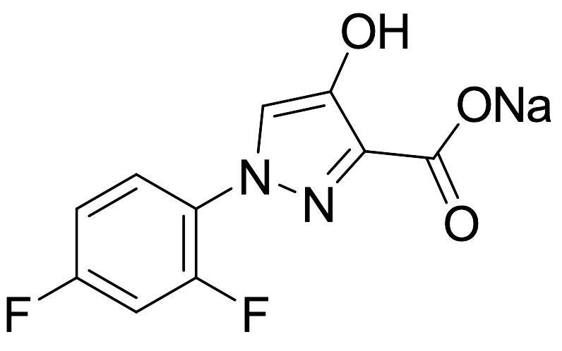 1-(2,4-Difluorophenyl)-4-hydroxy-1H-pyrazole-3-carboxylic Acid Sodium Salt - image 1