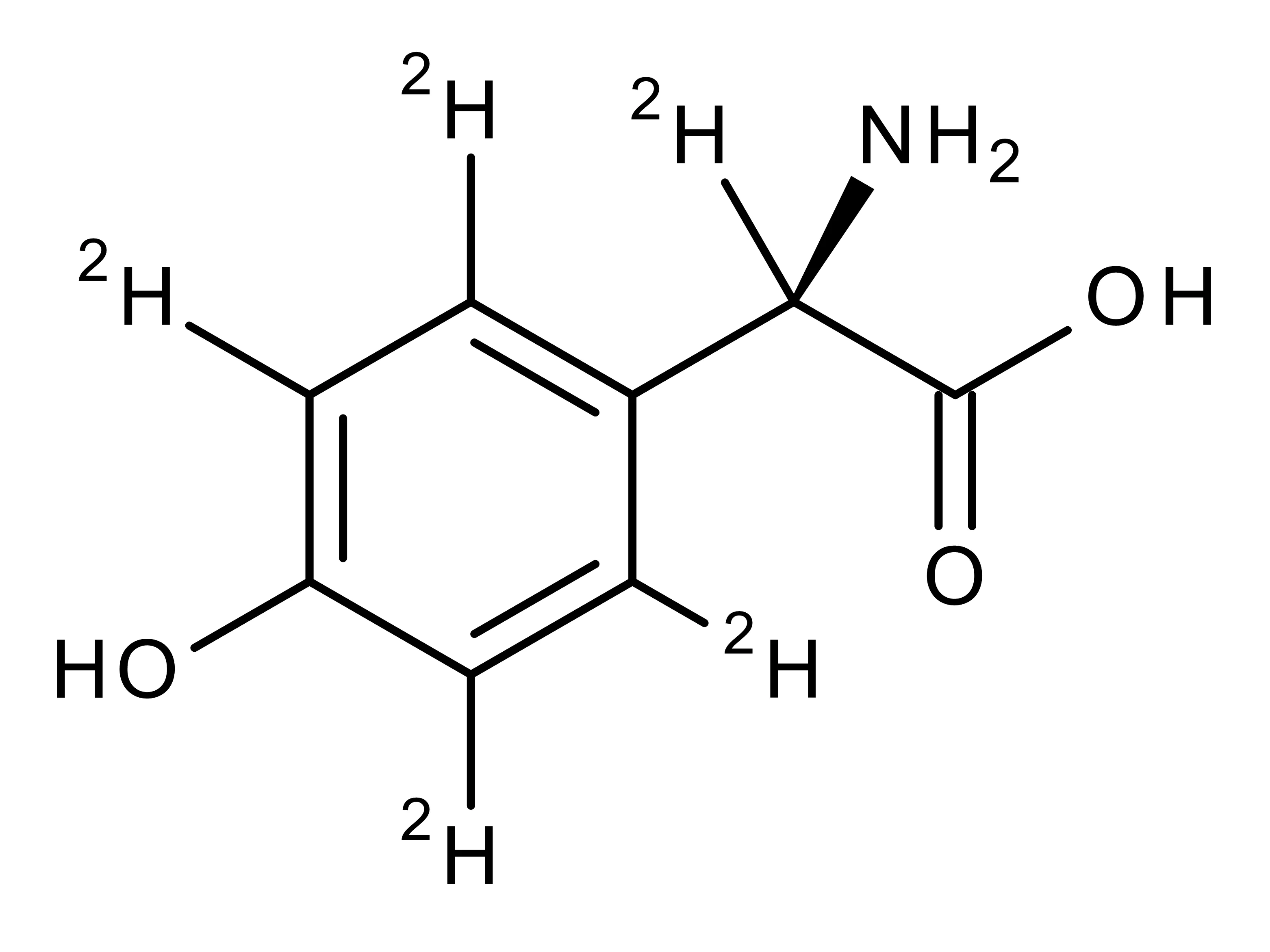 D-Alpha-(4-Hydroxyphenyl-2,3,5,6-d4)glycine-Alpha-d1 - image 1