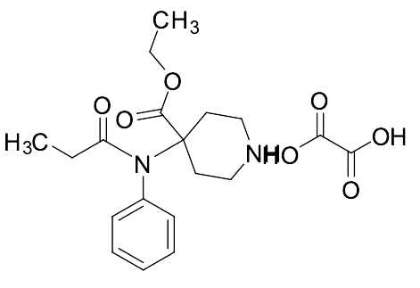 Ethyl 4-(N-phenylpropionamido)piperidine-4-carboxylate Oxalate - image 1