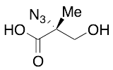 (2R)-2-Azido-3-hydroxy-2-methyl-propanoic Acid - image 1