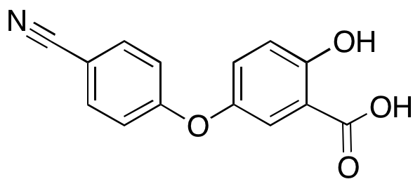5-(4-Cyanophenoxy)-2-hydroxybenzoic Acid - image 1