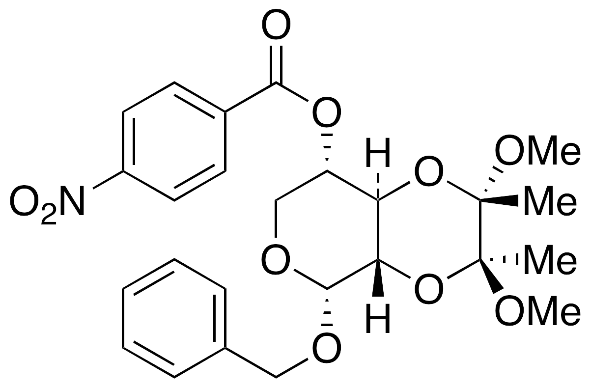 Benzyl 2,3-O-[(1S,2S)-1,2-Dimethoxy-1,2-dimethyl-1,2-ethanediyl]-4-nitrobenzoyl-Alpha-L-xylopyranoside - image 1