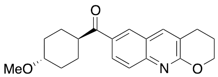 (3,4-Dihydro-2H-pyrano[2,3-b]quinolin-7-yl)(trans-4-methoxycyclohexyl)methanone - image 1