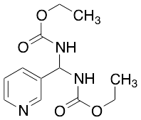 Diethyl N,N-(3’-Pyridylmethylene)bis(carbamate) - image 1