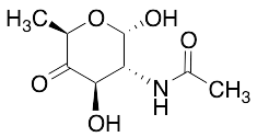 N-((2S,3R,4R,6R)-2,4-Dihydroxy-6-methyl-5-oxotetrahydro-2H-pyran-3-yl)acetamide - image 1