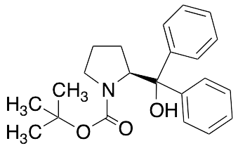 2-(Hydroxydiphenylmethyl)-1-pyrrolidinecarboxylic Acid 1,1-Dimethylethyl Ester - image 1