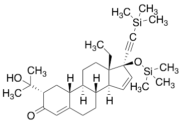17-((Trimethylsilyl)ethynyl)-17-((trimethylsilyl)oxy)-2-isopropanol Gestodene - image 1