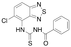N-[[(5-Chloro-2,1,3-benzothiadiazol-4-yl)amino]thioxomethyl]benzamide - image 1
