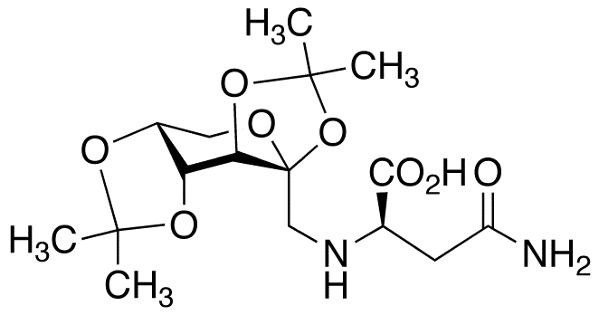 N2-[1-Deoxy-2,3:4,5-bis-O-(1-methylethylidene)-Beta-D-fructopyranos-1-yl]-L-asparagine - image 1