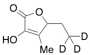 5-Ethyl-3-hydroxy-4-methyl-2(5H)-furanone-d3 - image 1