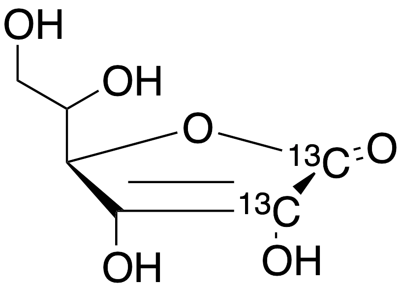 L-Ascorbic Acid-1,2-13C2 - image 1