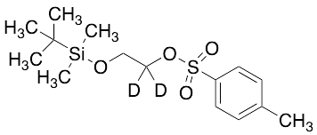 2-tert-Butyldimethylsilyloxyethyl Tosylate-d2 - image 1