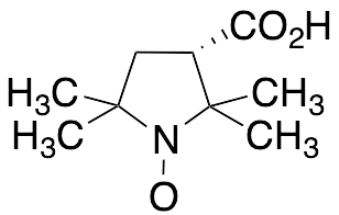 (-)-3-Carboxy-2,2,5,5-tetramethylpyrrolidinyl-1-oxy - image 1