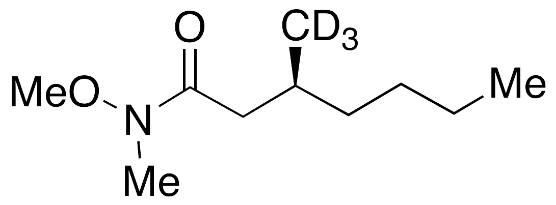 (2S)-N-Methoxy-N,2-dimethylhexanamide-d3 - image 1