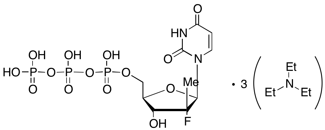 (2'R)-2'-Deoxy-2'-fluoro-2'-methyl-uridine 5'-Triphosphate Triethylammonium Salt - image 1