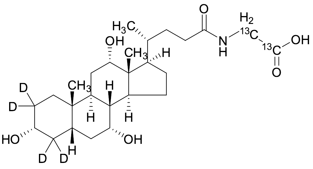 Glycocholic Acid-13C2,D4 - image 1