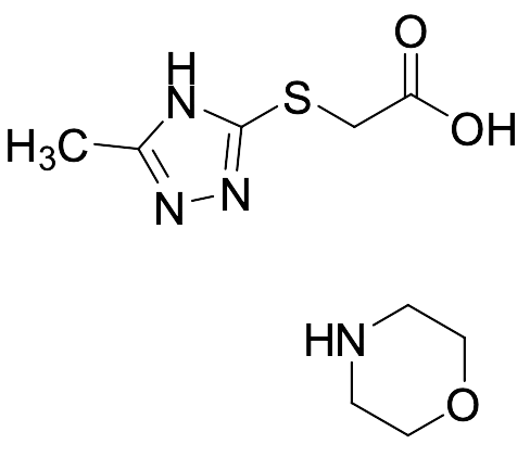 [(5-Methyl-1H-1,2,4-triazol-3-yl)thio]acetate Morpholine - image 1