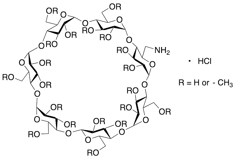 6-Monodeoxy-6-monoamino-random-methyl-Beta-cyclodextrin Hydrochloride - image 1