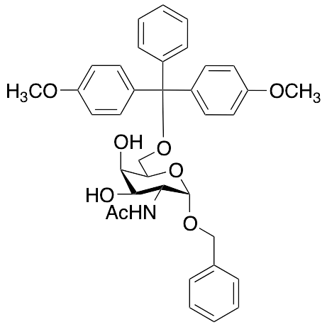 Benzyl 2-Acetamido-2-deoxy-6-dimethoxytrityl-Alpha-D-galactopyranoside - image 1