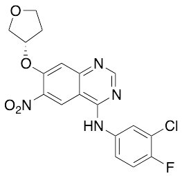 (S)-N-(3-Chloro-4-fluorophenyl)-6-nitro-7-(tetrahydrofuran-3-yloxy)quinazolin-4-amine - image 1