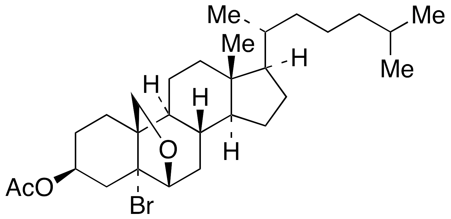 5a-Bromo-6,19-epoxycholestanol 3-Acetate - image 1