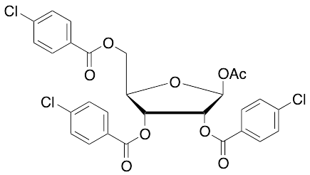 1-O-Acetyl 2,3,5-Tri-O-p-chlorobenzoyl-Beta-D-ribofuranoside - image 1