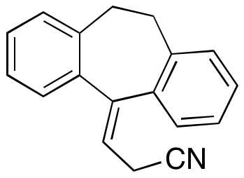 3-(10,11-Dihydro-5H-dibenzo[a,d]cyclohepten-5-ylidene)propanenitrile - image 1