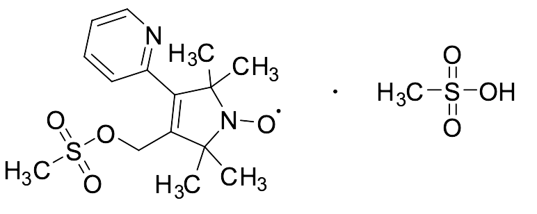 (1-Oxyl-2,2,5,5-tetramethyl-4-(pyridin-3-yl)-2,5-dihydro-1H-pyrrol-3-yl)methyl Methanesulfonate Salt - image 1