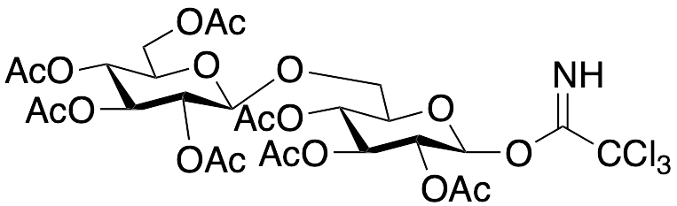 2,3,4-Triacetate 1-(2,2,2-Trichloroethanimidate) 6-O-(2,3,4,6-Tetra-O-acetyl-Beta-D-glucopyranosyl)-Beta-D-glucopyranose - image 1