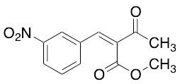 Methyl 2-(3-Nitrobenzylidene)-3-oxobutanoate (1:1 E/Z Mixture) - image 1