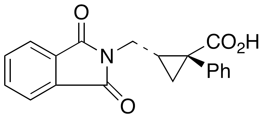 cis-1-Phenyl-2-(phthalimidomethyl)cyclopropanecarboxylic Acid - image 1