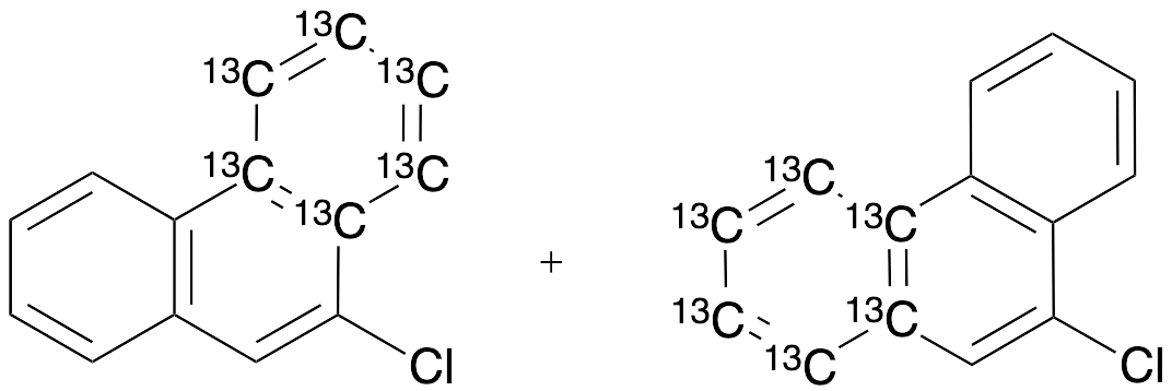 9-Chlorophenanthrene-13C6 (mixture of 2 isomers, Contain 4.2% unlabeled) - image 1