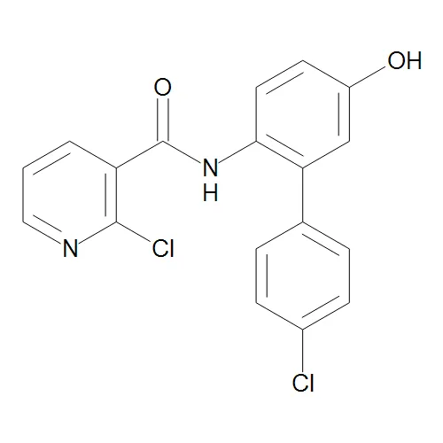 2-Chloro-N-(4'-chloro-5-hydroxy[1,1'-biphenyl]-2-yl)-3-pyridinecarboxamide - image 1