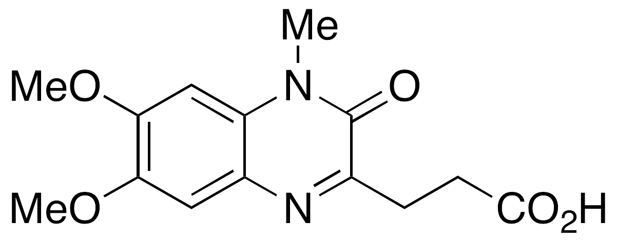 3,4-Dihydro-6,7-dimethoxy-4-methyl-3-oxo-2-quinoxalinepropanoic Acid - image 1