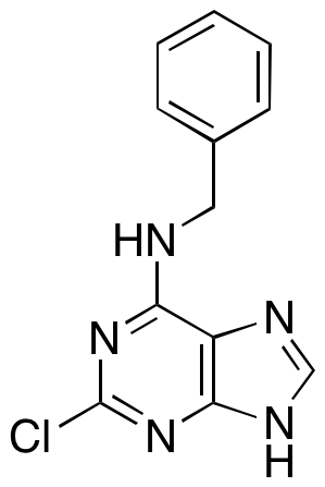 2-Chloro-N-(phenylmethyl)-1H-purin-6-amine - image 1