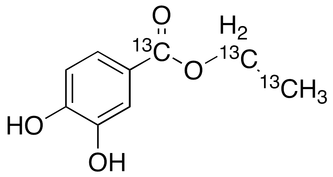 Ethyl 3,4-Dihydroxybenzoate-13C3 - image 1