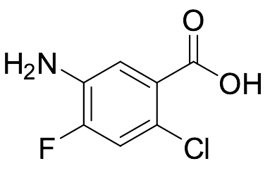5-Amino-2-chloro-4-fluorobenzoic Acid - image 1