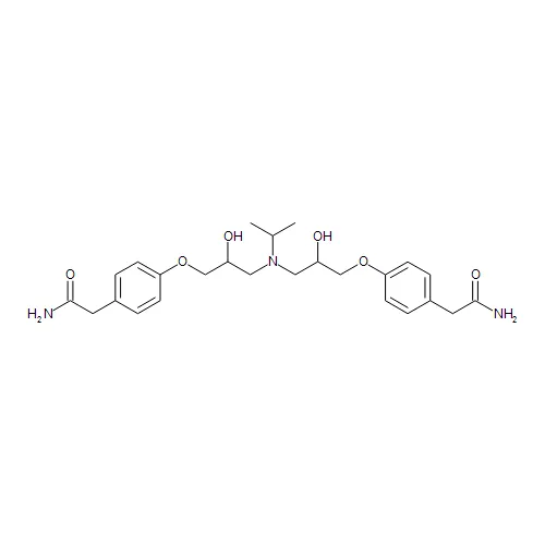 4,4'-[[(1-Methylethyl)imino]bis[(2-hydroxy-3,1-propanediyl)oxy]]bis-benzeneacetamide (Atenolol Impurity F) - image 1