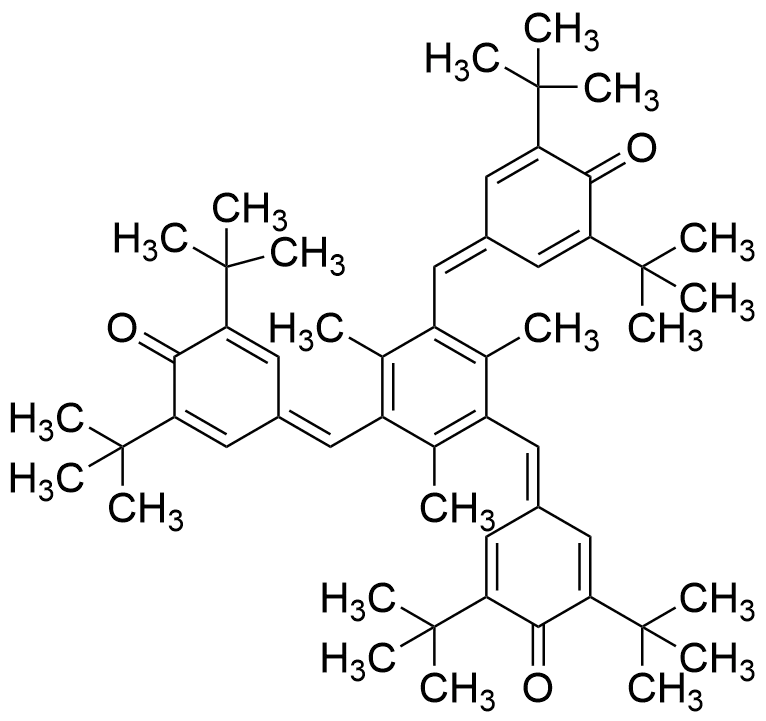 4,4',4''-((2,4,6-trimethylbenzene-1,3,5-triyl)tris(methaneylylidene))tris(2,6-di-tert-butylcyclohexa-2,5-dien-1-one) - image 1